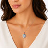 The Azure Lucky Clover Pendant